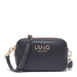 Borsa Donna a Tracolla Small LIU JO Better stampa Bottalata Nera