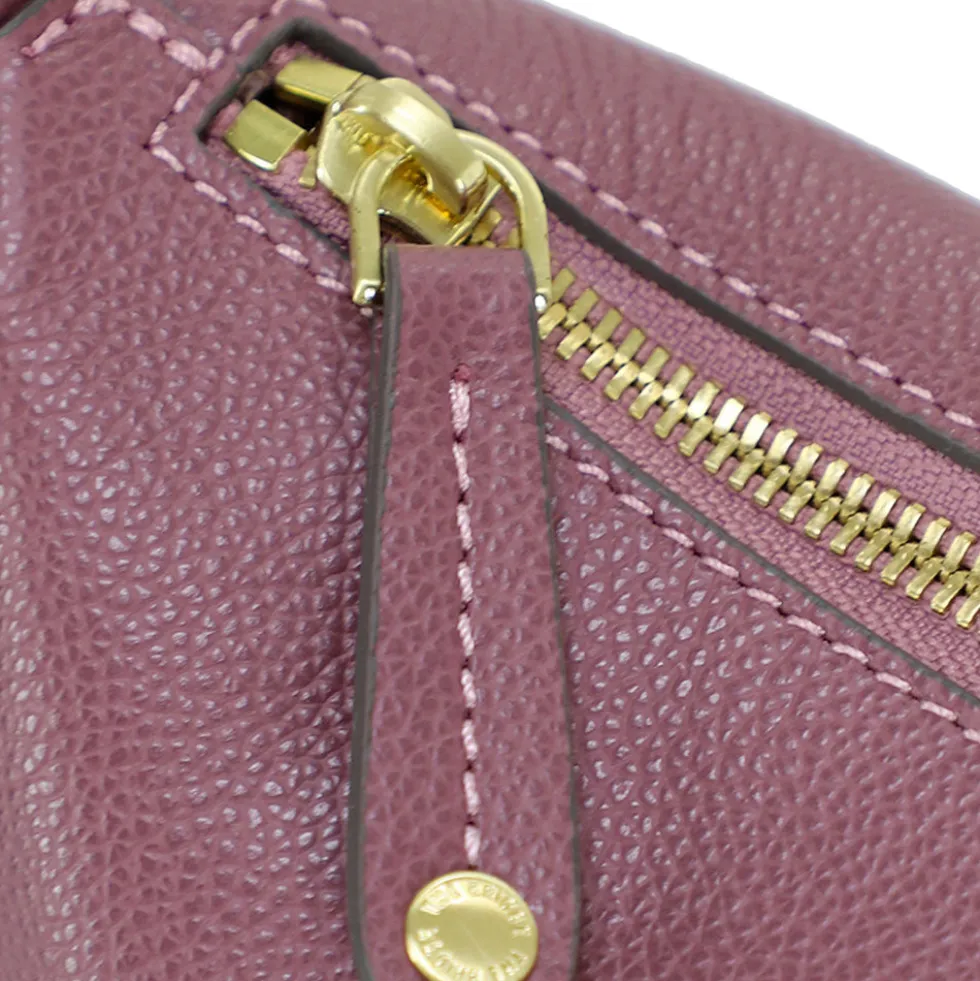 Borsa Donna a Tracolla THE BRIDGE linea Letizia in Pelle Viola Orchidea