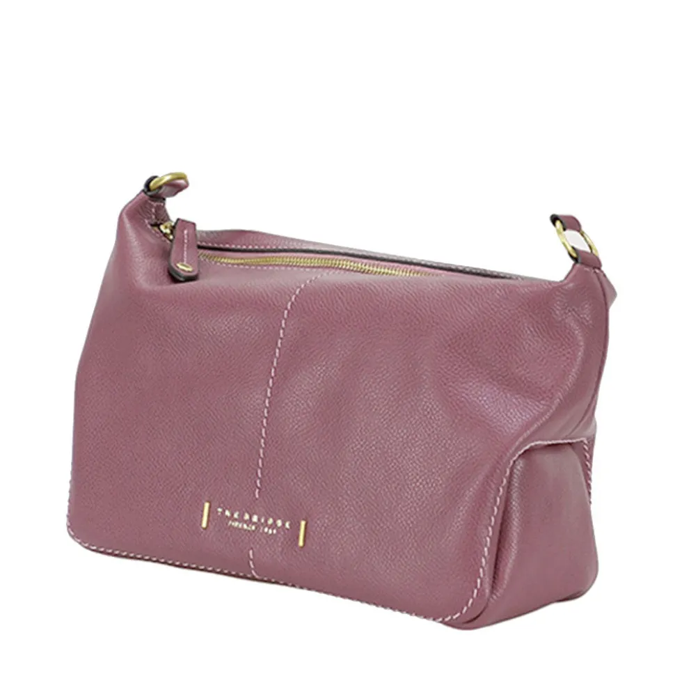 Borsa Donna a Tracolla THE BRIDGE linea Letizia in Pelle Viola Orchidea