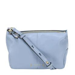 Borsa Donna a Tracolla THE BRIDGE linea Letizia in Pelle Azzurra