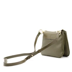 Borsa Donna a Tracolla THE BRIDGE linea Elisabetta in Pelle Verde Timo