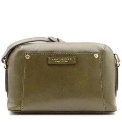 Borsa Donna a Tracolla THE BRIDGE linea Cecilia in Pelle Verde Timo