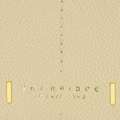 Borsa Donna a Tracolla THE BRIDGE linea Letizia in Pelle color Burro