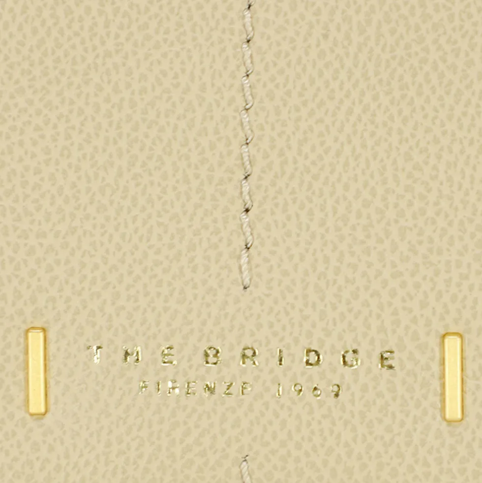 Borsa Donna a Tracolla THE BRIDGE linea Letizia in Pelle color Burro
