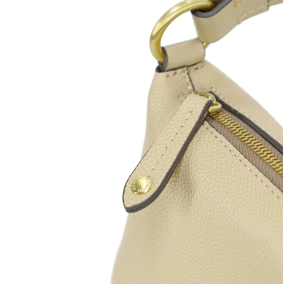 Borsa Donna a Tracolla THE BRIDGE linea Letizia in Pelle color Burro