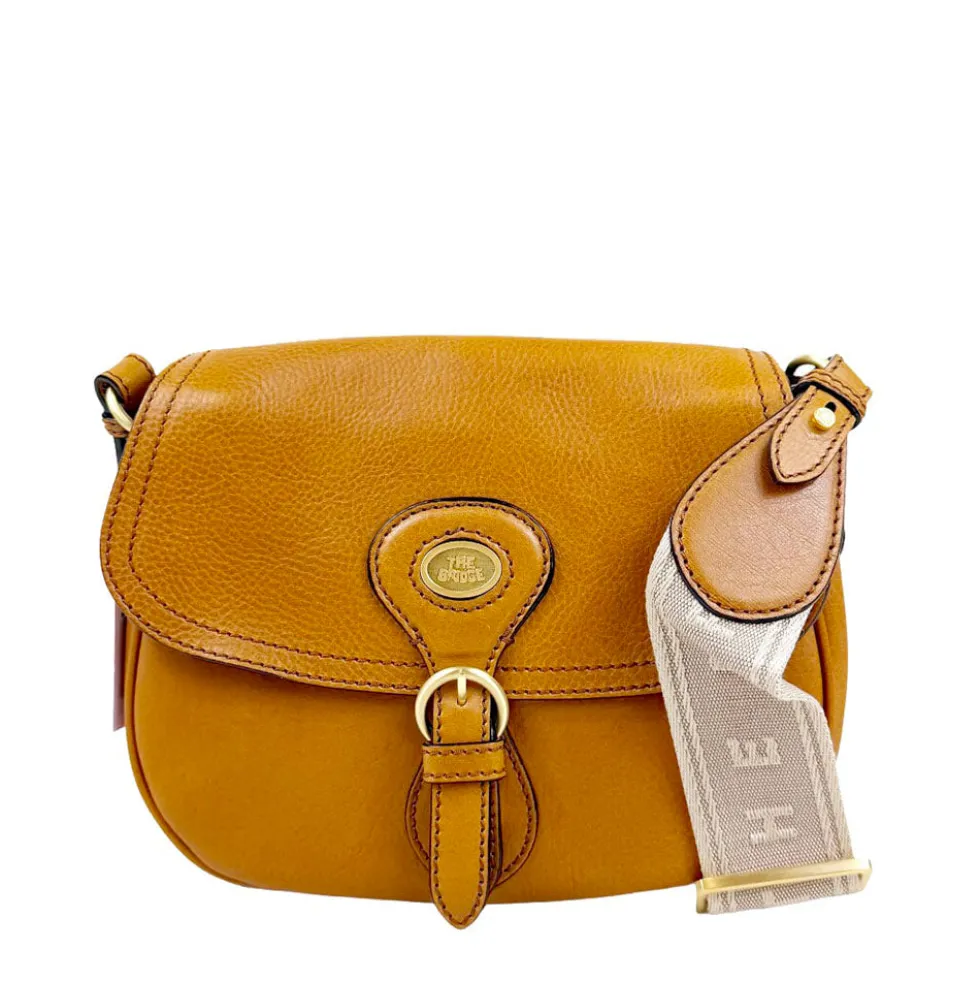 Borsa Donna a Tracolla THE BRIDGE linea Isadora in Pelle color Cognac