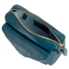 Borsa Donna a Tracolla THE BRIDGE linea Frida in Pelle Blu Pavone