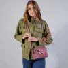 Borsa Donna a Tracolla THE BRIDGE linea Frida in Pelle Rosa Orchidea