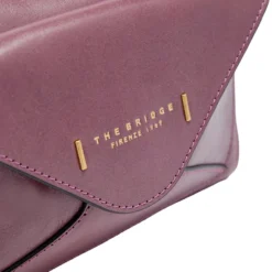 Borsa Donna a Tracolla THE BRIDGE linea Frida in Pelle Rosa Orchidea