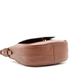 Borsa Donna a Tracolla THE BRIDGE linea Domitilla in Pelle Marrone