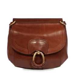 Borsa Donna a Tracolla THE BRIDGE linea Erica in Pelle Marrone