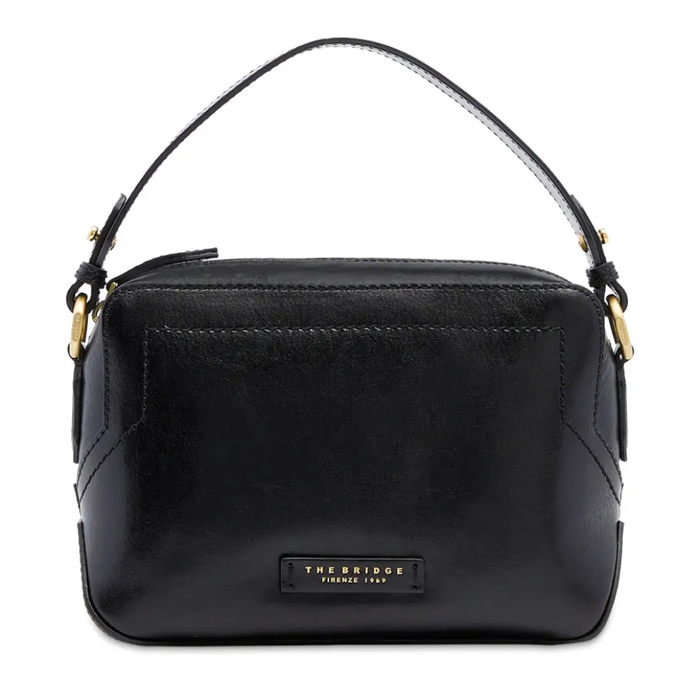 Borsa Donna a Tracolla THE BRIDGE linea Larissa in Pelle Nera