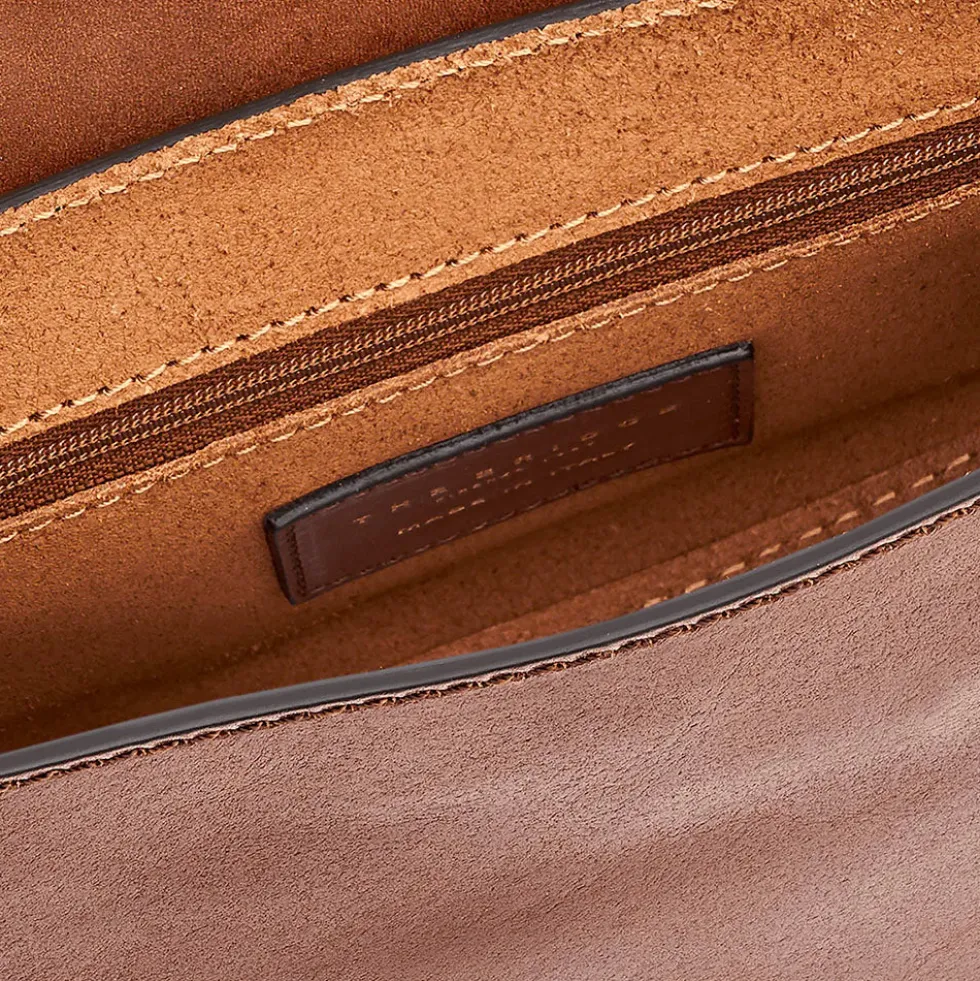 Borsa Donna a Tracolla THE BRIDGE linea Vittoria in Pelle Marrone