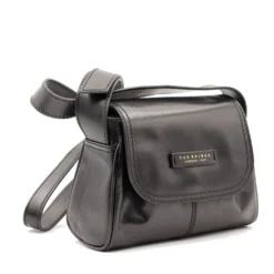 Borsa Donna a Tracolla THE BRIDGE linea Flora in Pelle Nera