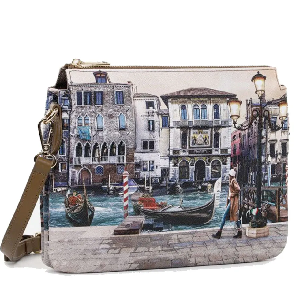 Borsa Donna a Tracolla Y NOT YES-630 Stampa Blue Lagoon