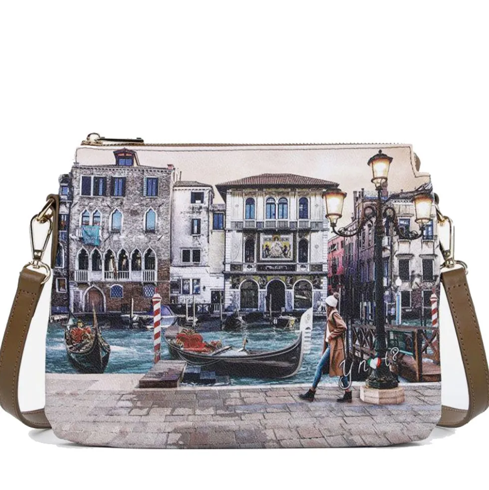 Borsa Donna a Tracolla Y NOT YES-630 Stampa Blue Lagoon