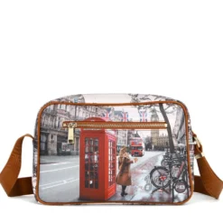Borsa Donna a Tracolla Y NOT YES-440 stampa Red London