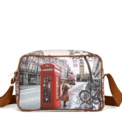 Borsa Donna a Tracolla Y NOT YES-440 stampa Red London