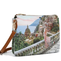 Borsa Donna a Tracolla Y NOT YES-630 Stampa Dreaming Coast
