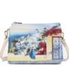 Borsa Donna a Tracolla Y NOT YES-630 Stampa Greek Summer