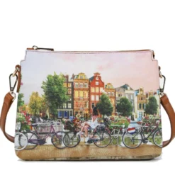 Borsa Donna a Tracolla Y NOT YES-630 Stampa Flower River