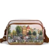 Borsa Donna a Tracolla Y NOT YES-331 stampa Flower River