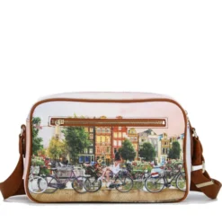 Borsa Donna a Tracolla Y NOT YES-331 stampa Flower River