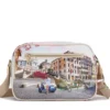 Borsa Donna a Tracolla Y NOT YES-331 stampa Vacanza Romana
