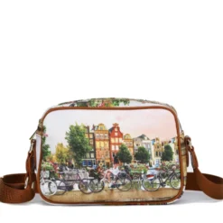Borsa Donna a Tracolla Y NOT YES-310 stampa Flower River