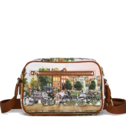 Borsa Donna a Tracolla Y NOT YES-310 stampa Flower River