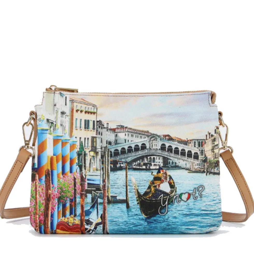 Borsa Donna a Tracolla Y NOT YES-630 Stampa Dream in Venice