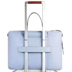 Borsa Donna da Lavoro PIQUADRO linea Circle in Pelle e Tessuto Riciclato Indaco - CA4021W92T