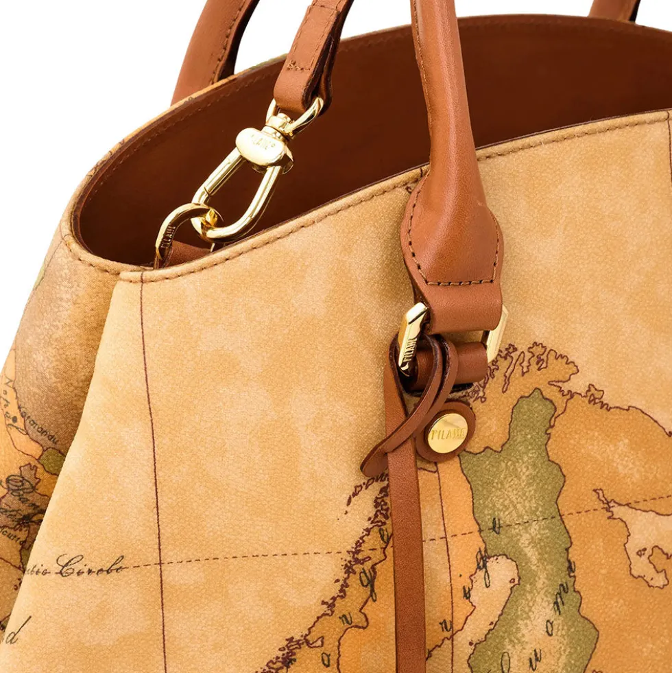 Borsa Donna Due Manici a Mano 1A Classe Alviero Martini linea Geo Classic D075 Made in Italy