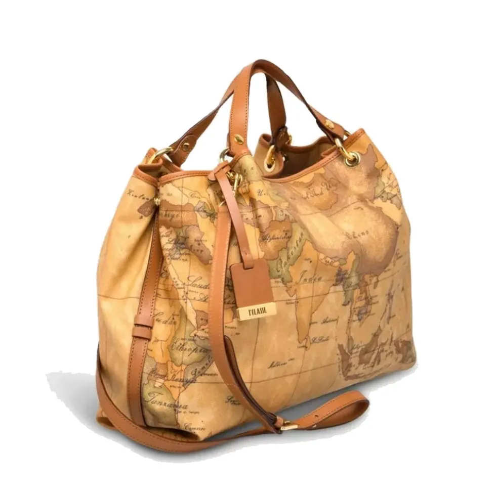 Borsa Donna Grande a Mano con Tracolla 1A Classe Alviero Martini linea Geo Classic N147