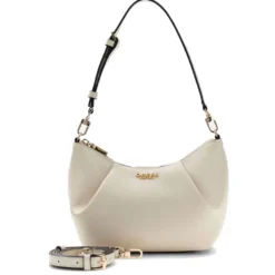 Borsa Donna Hobo a Spalla GUESS Linea Amorette colore Off White