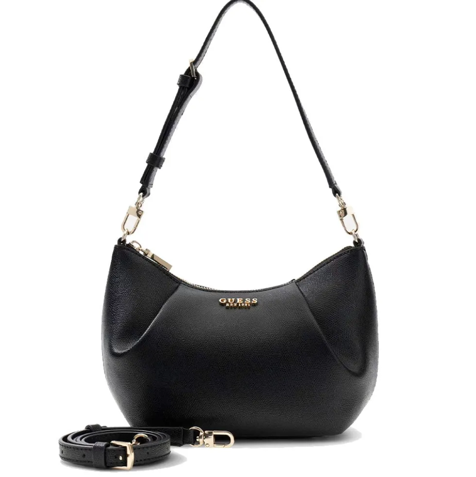Borsa Donna Hobo a Spalla GUESS Linea Amorette colore Nero