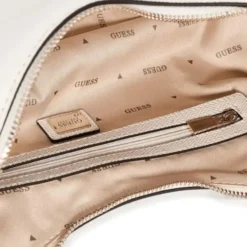 Borsa Donna Hobo a Spalla GUESS Linea Gilda Colore Off White