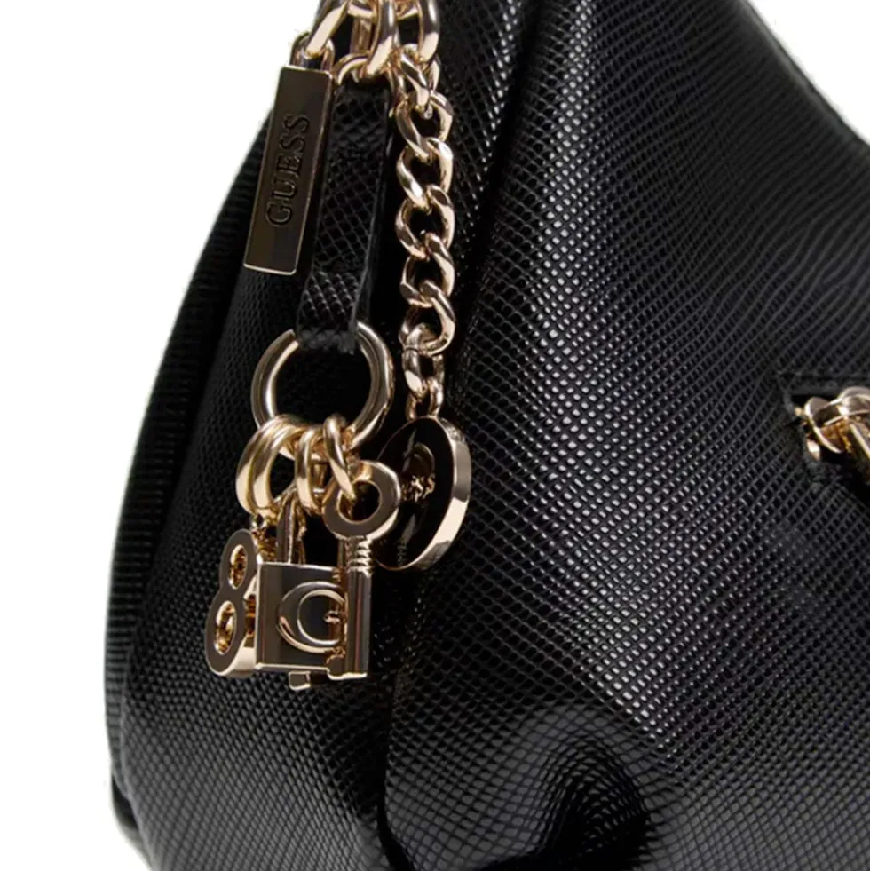 Borsa Donna Hobo a Spalla GUESS Linea Gilda Colore Nero