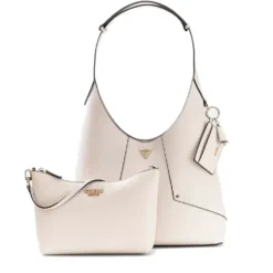 Borsa Donna Hobo a Spalla GUESS Linea Darcy Colore Stone