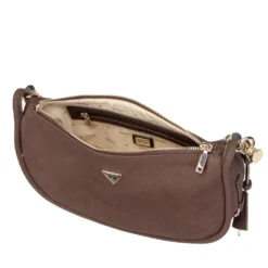 Borsa Donna Hobo a Spalla GUESS Linea Danya Colore Espresso