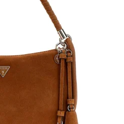 Borsa Donna Hobo a Spalla GUESS Linea Danya Colore Cognac