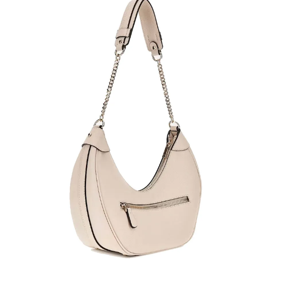 Borsa Donna Hobo a Spalla GUESS Linea Fedora colore Bone