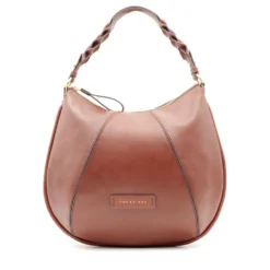 Borsa Donna Hobo con Tracolla THE BRIDGE linea Brigida in Pelle Marrone
