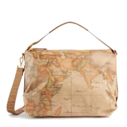 Borsa Donna Hobo con Tracolla 1A Classe Alviero Martini linea Geo Soft colore Geo Classic S014