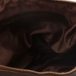 Borsa Donna Hobo GIANNI CONTI in Pelle Liscia Marrone con Borchie