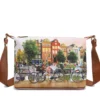 Borsa Donna Hobo Y NOT a Tracolla YES-592 Flower River