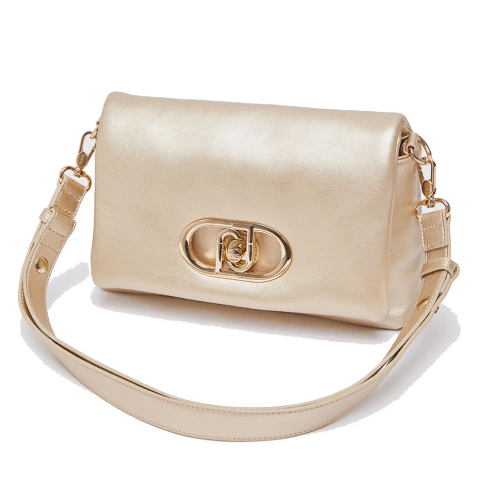 Borsa Donna Media a Spalla LIU JO Better linea La Puffy Oro Chiaro