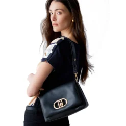Borsa Donna Media a Spalla LIU JO Better linea La Puffy Nera