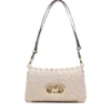 Borsa Donna Media a Spalla LIU JO Better linea La Puffy Intrecciata Beige