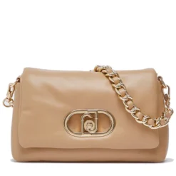 Borsa Donna Media a Spalla LIU JO Better linea La Puffy color Cammello